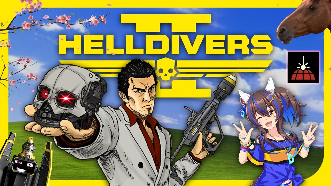 Helldivers 2, но с кучей аниме-модов.