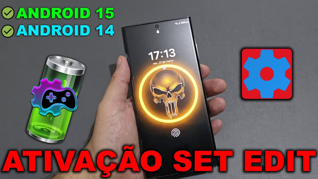 🛑📊COMO INSTALAR O SET EDIT EM TODOS OS SMARTPHONES C/ ANDROID🔋#overclock #s25ultra #redmagic10pro