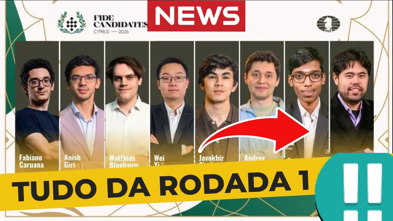 TUDO do IN&Iacute;CIO dos Candidatos ao T&iacute;tulo Mundial de Xadrez