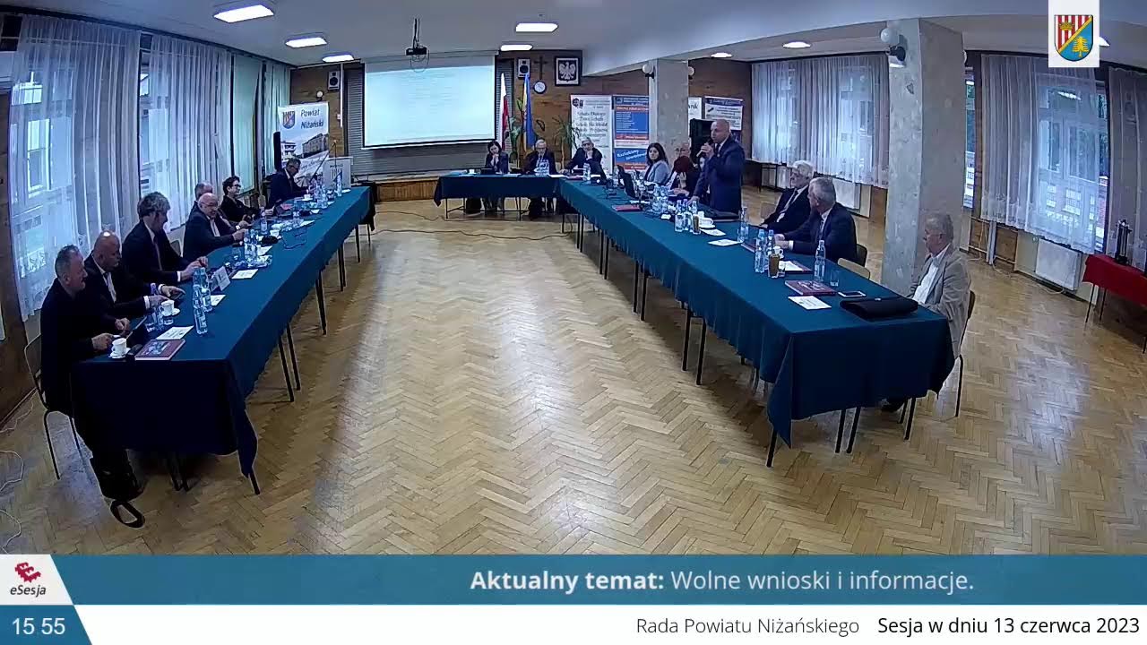 LVIII Sesja Rady Powiatu Niżańskiego w dniu 13 czerwca 2023 r.