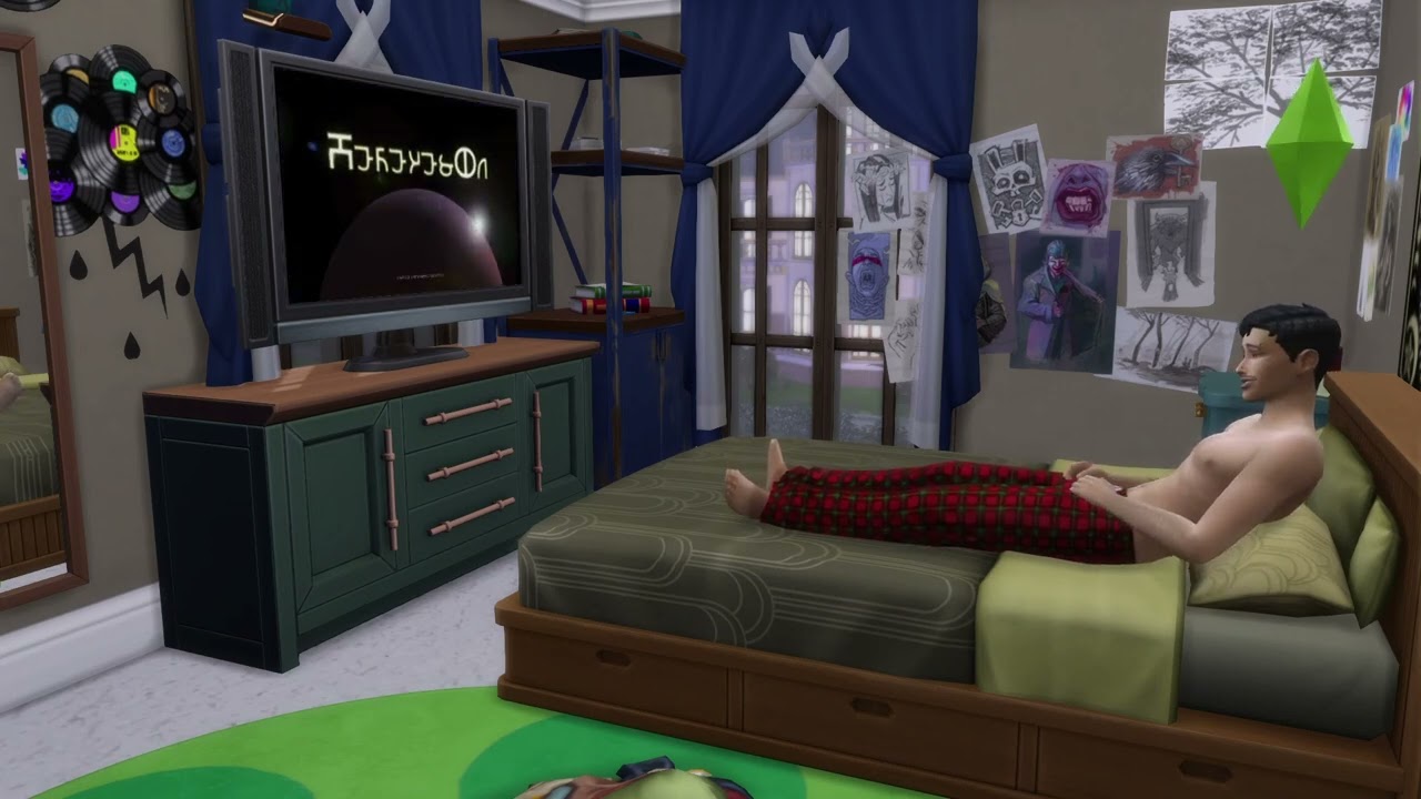 Late movie night Sims 4 