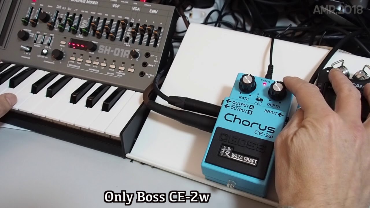 Boss CE-2W with Synths