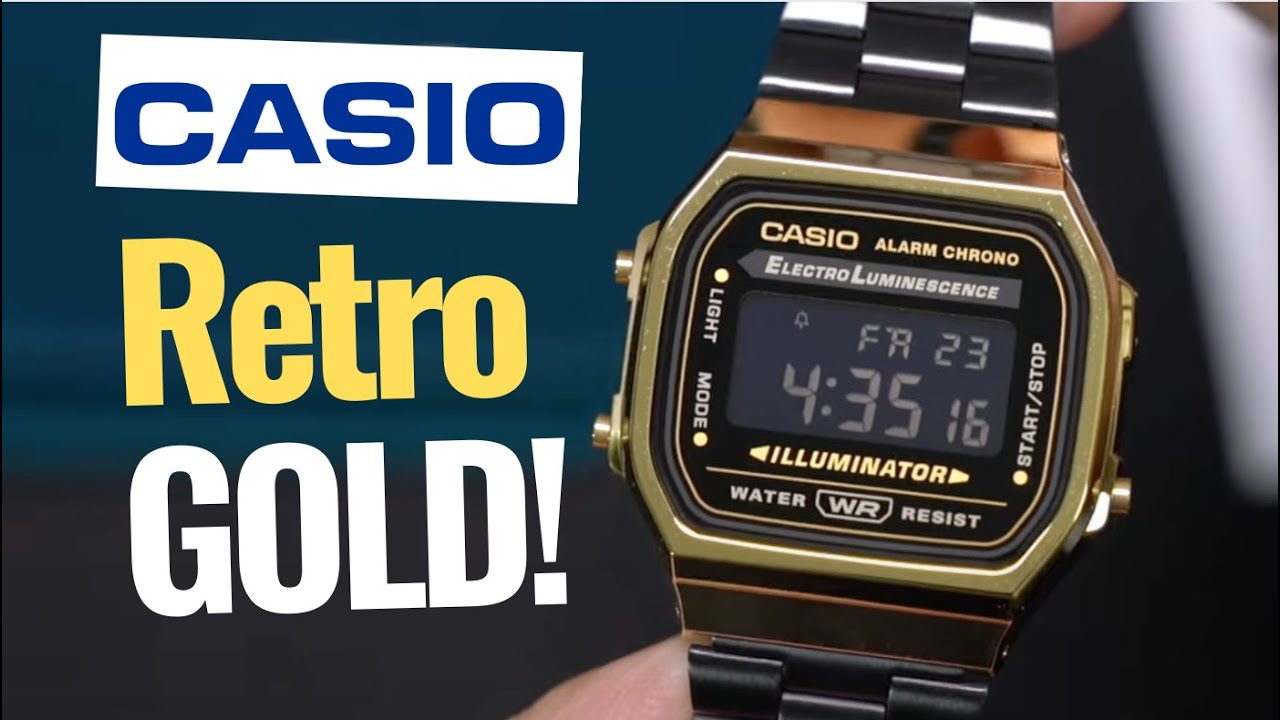 Casio A168WEGB Классная ретро-винтажная атмосфера!