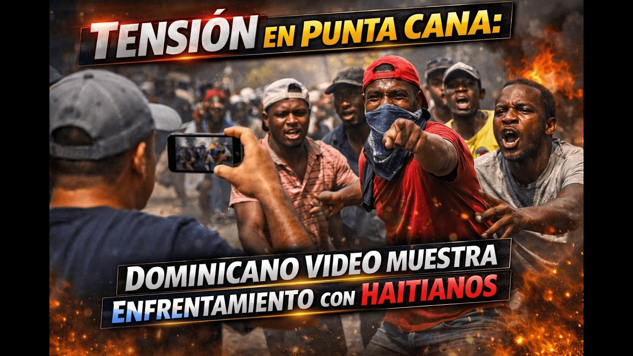 TENSIÓN EN PUNTA CANA: DOMINICANO VIDEO MUESTRA ENFRENTAMIENTO CON HAITIANOS