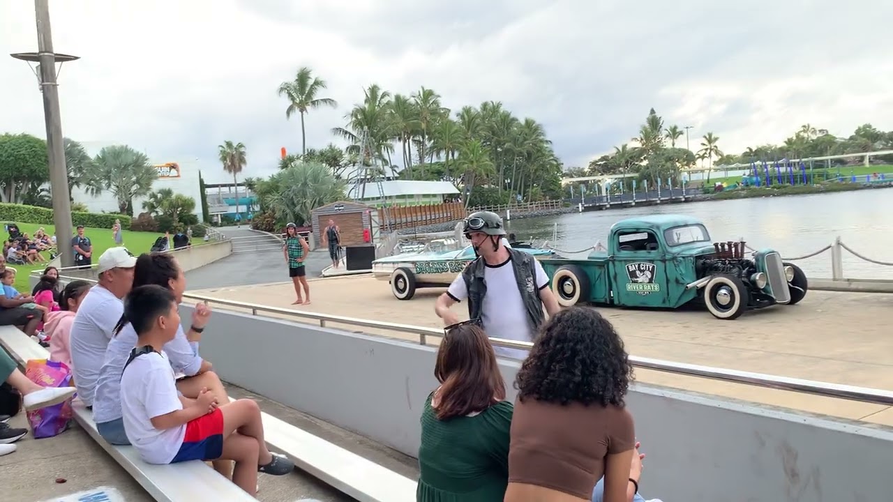 Thunder Lake Stunt Show SeaWorld Gold Coast Part 1