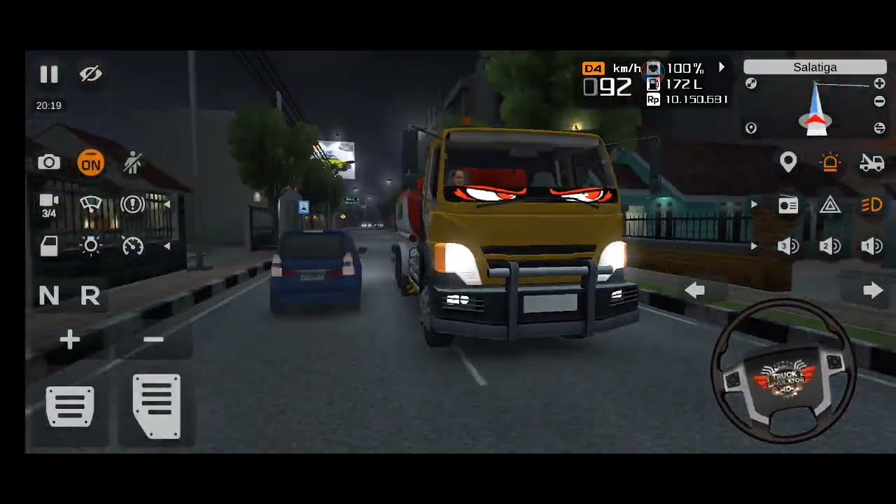 Permainan game truk part18 || truk tangki kirim BBM ke SPBU sragen‼️ truck simulator Indonesia 