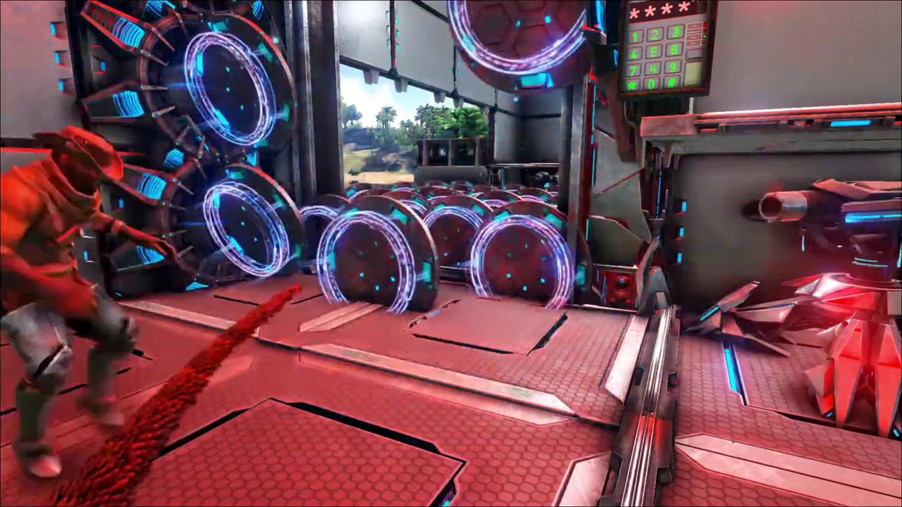 Tek Man-Traps! - Tek Sensor and Tek Jump Pad Unofficial PVP Trap Experiments -ARK: Survival Evolved