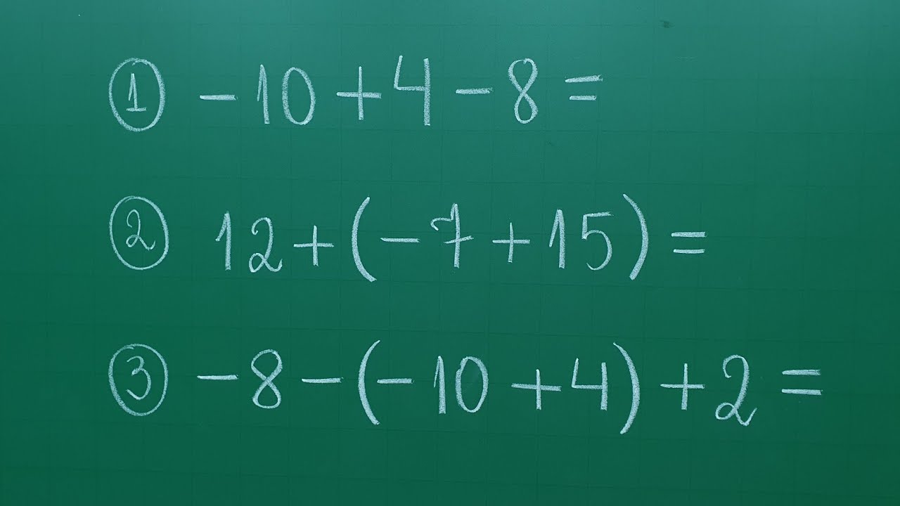 ADIÇÃO E SUBTRAÇÃO COM NÚMEROS INTEIROS - Professora Angela Matemática