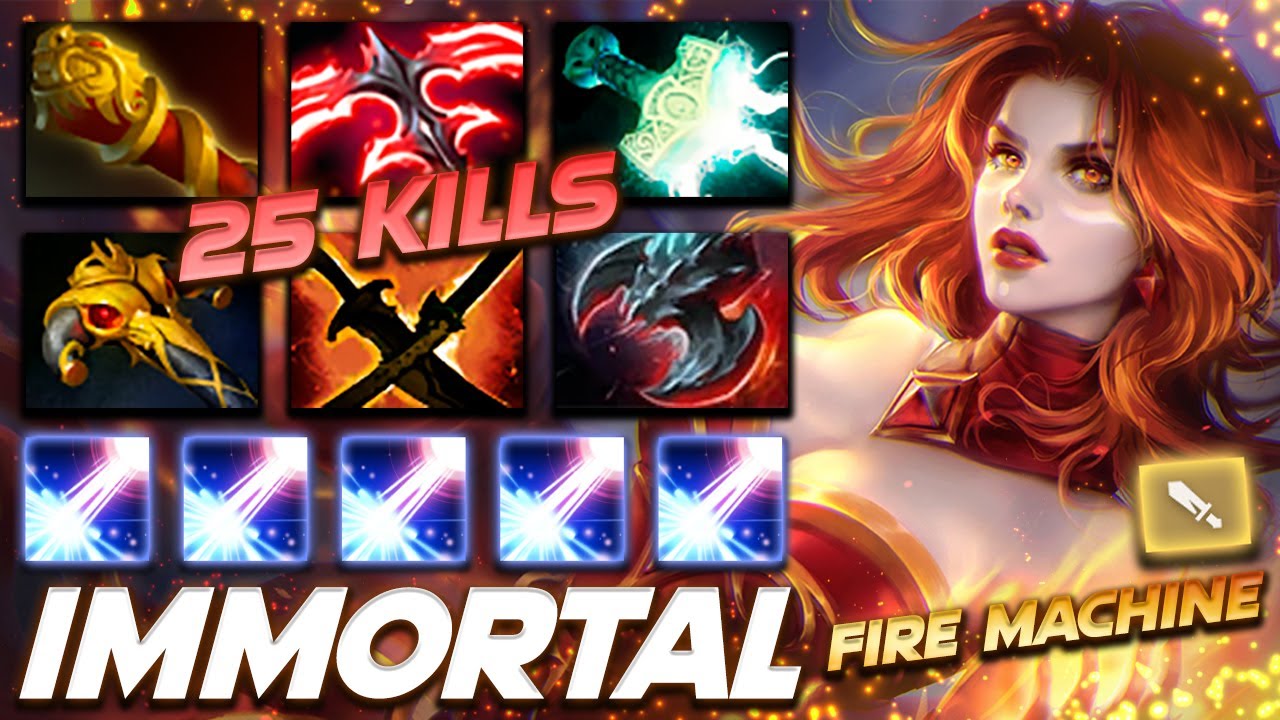 Lina Super Carry Fire Machine - Dota 2 Pro Gameplay [Watch & Learn]