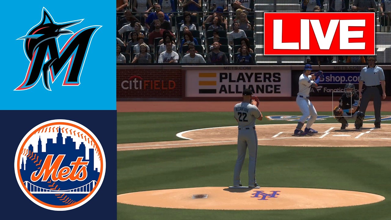 🔴LIVE 🔴New York Mets vs Miami Marlins/ 09/03/26 Spring training /MLB THE SHOW 26