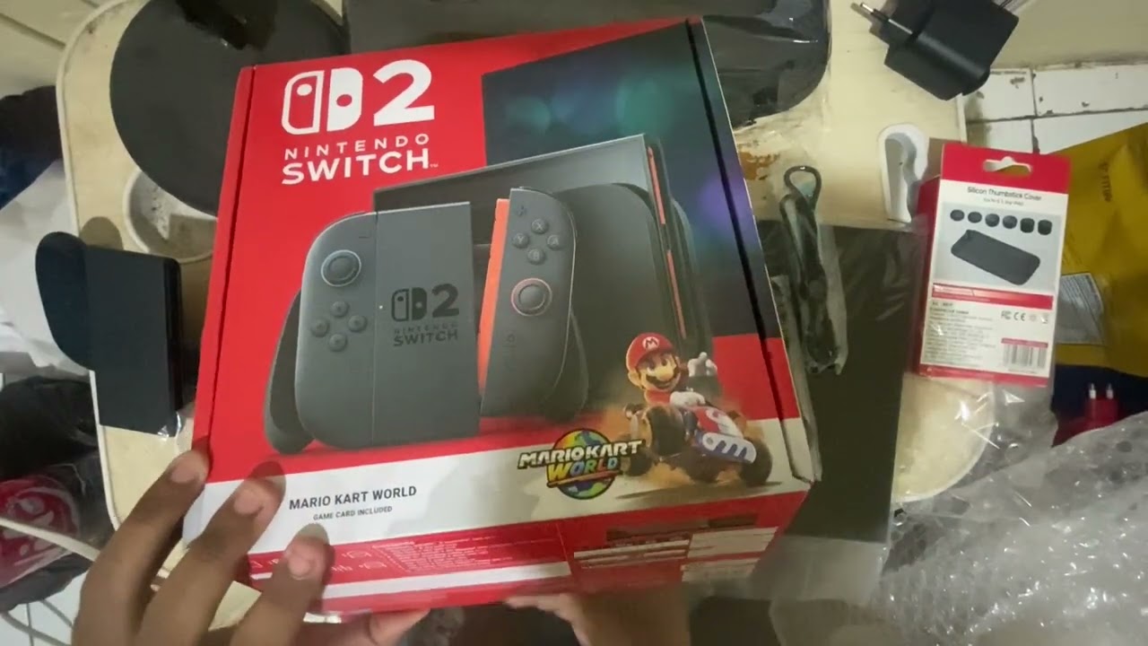 First Time Unboxing and Set Up Nintendo Switch 2