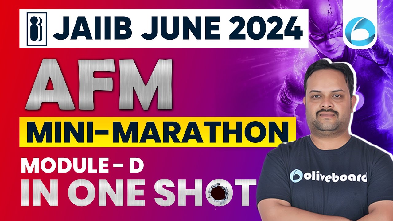 JAIIB AFM Marathon | Complete JAIIB AFM Module D in One Shot | JAIIB 2024 Online Classes