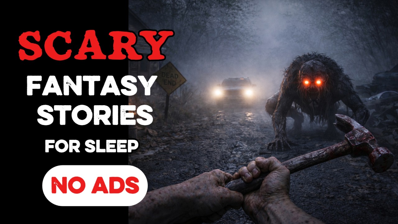 ⚠️ NO ADS ⚠️ 6 HOURS of Dark Fantasy Bedtime Tales | Rainfall Ambience | Black Screen