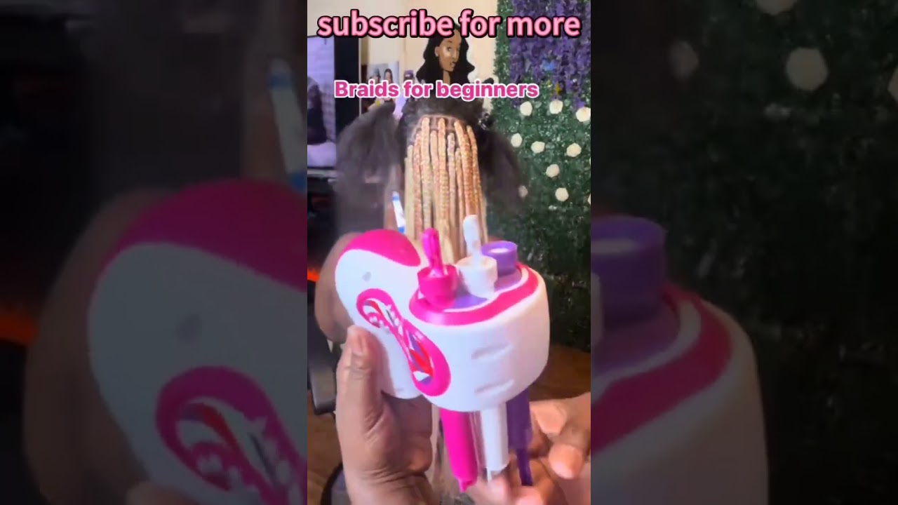 Braids For Beginners | Super Convenient Electric Braiding Machine