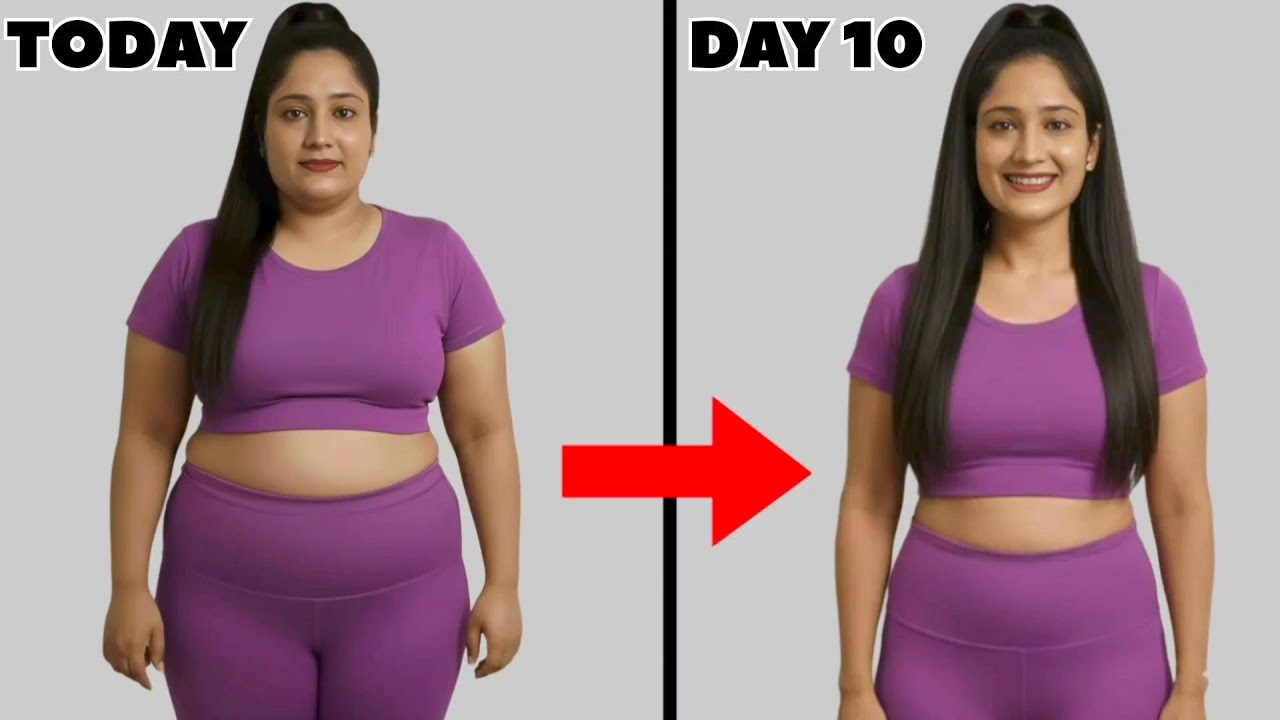 Results In 10 Days l 1 Minute Easy Standing Exercises To Lose Full Body Weight Fast At Home