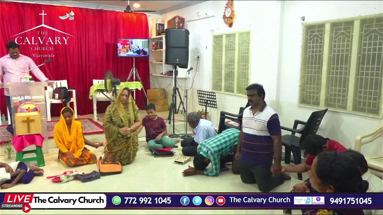 The Calvary Church Vijayawada ||  Pastor Yesupadam || Mrs Deevena  || TCCV Live
