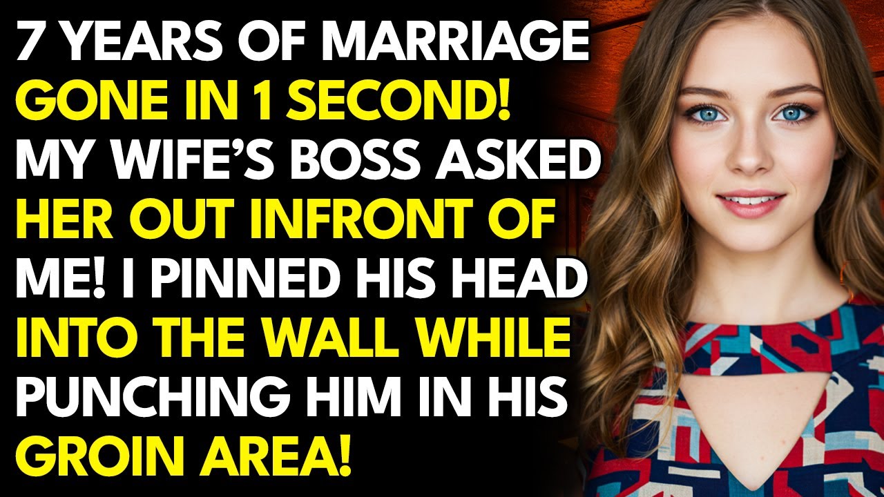 My Wife's Boss Asked Her Out IN FRONT OF ME... I Left Him CRIPPLED