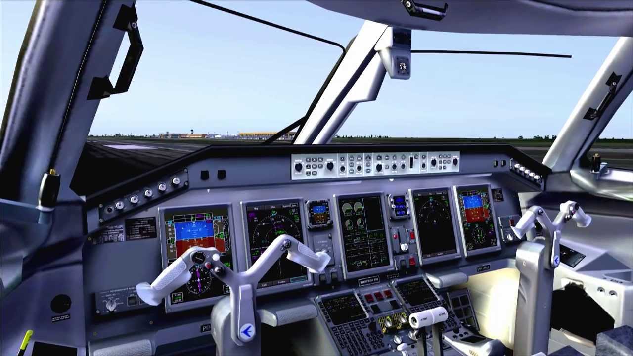 FSX HD EMBRAER E-190 Take off in MMUN Cancun International Airport