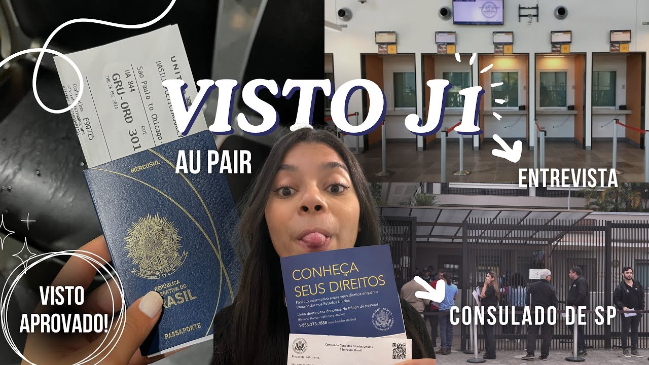 Como foi o meu processo para tirar o VISTO J1 de Au Pair em SP | ENTREVISTA, DOCUMENTOS e VALORES
