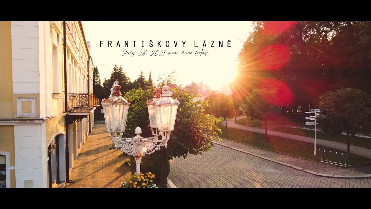 July 28, 2021 [ Franti&scaron;kovy L&aacute;zně, Franzensbad, Czech Republic ] DJI mini drone 4K CINEMATIC footage