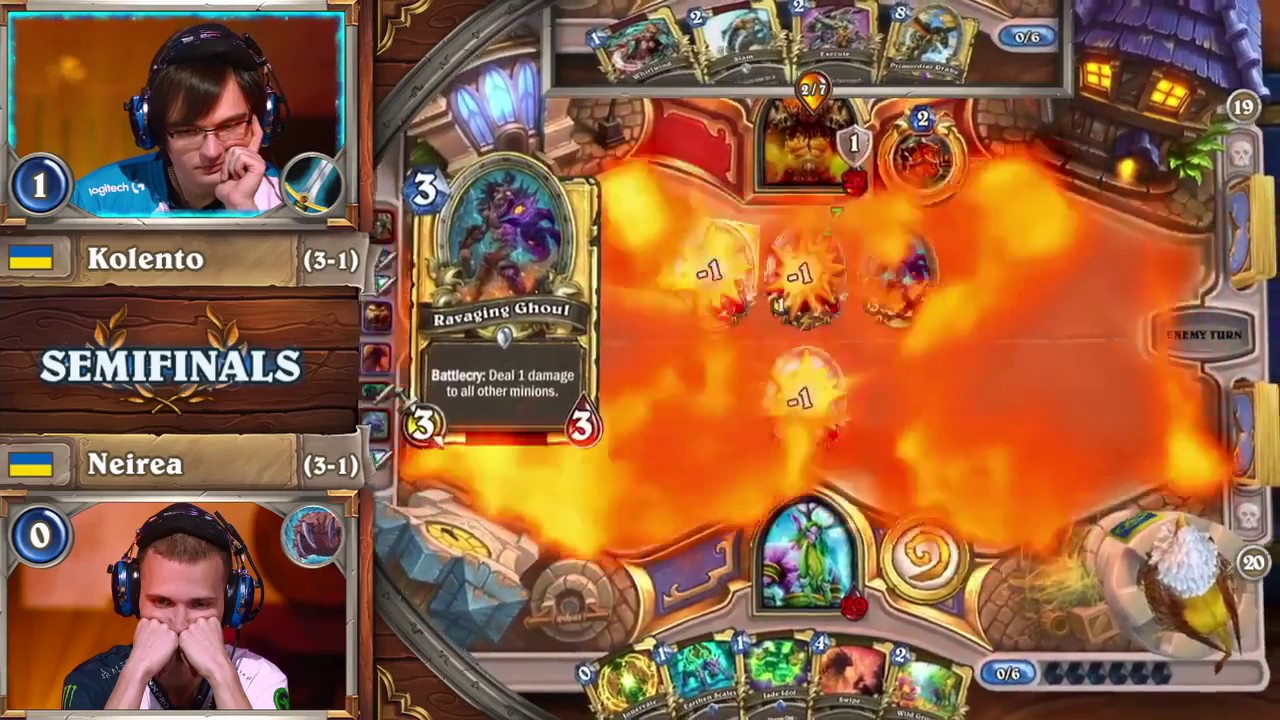 Hearthstone  HCT Spring Championship | Neirea vs Kolento Semifinals