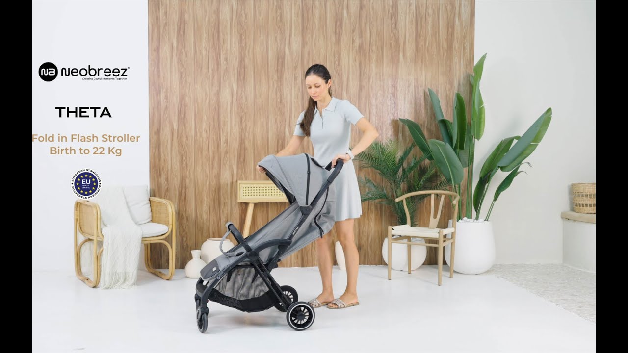 Neobreez THETA – Auto-Fold Stroller for Smooth, Everyday Adventures
