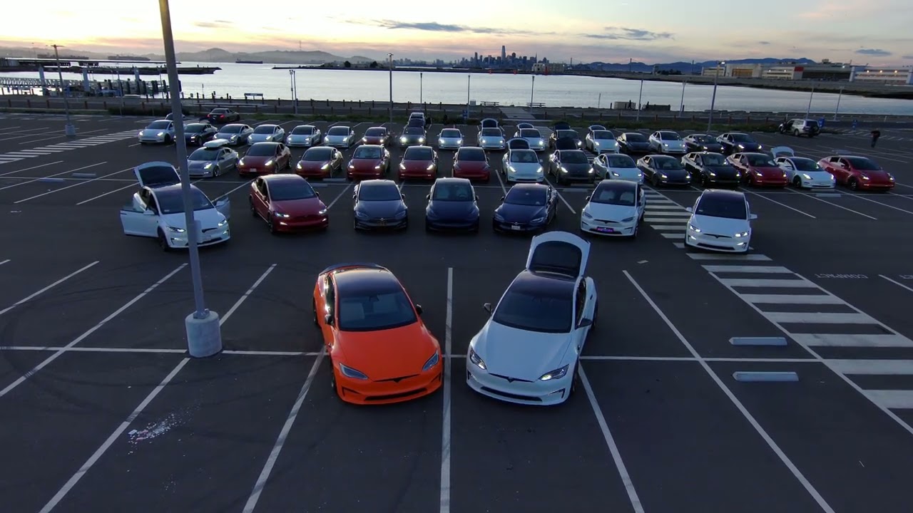 Tesla Owners East Bay - Auld Lang - Lightshow