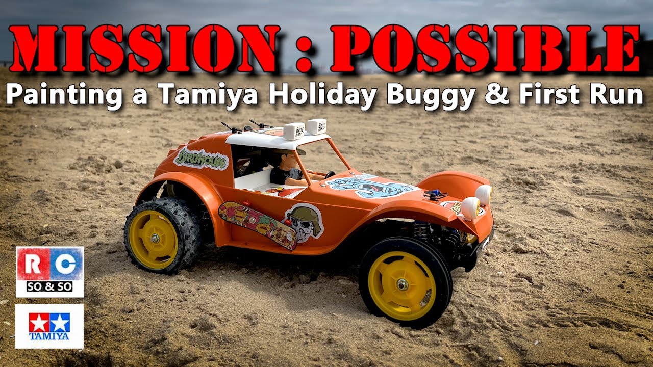 Tamiya Holiday Buggy | First Run | Did we Paint this Unpaintable Tamiya RC Car