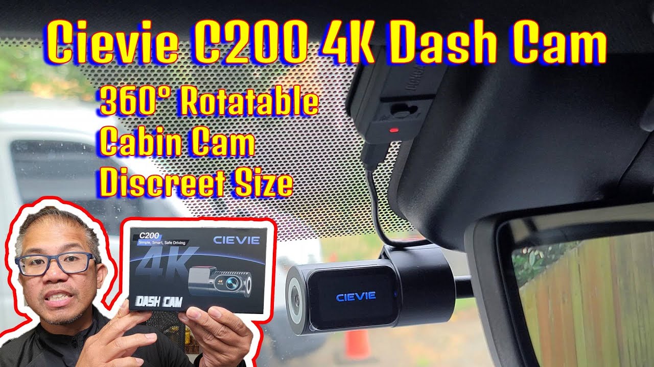 How to install Cievie C200 4K Mini Dash Cam