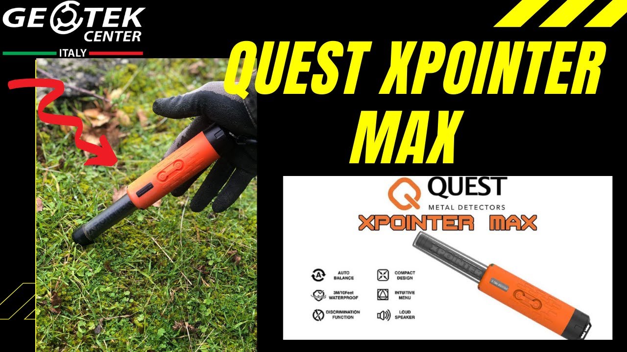 Pinpointer Quest XPointer Max, Istruzioni, Recensione e Esempi