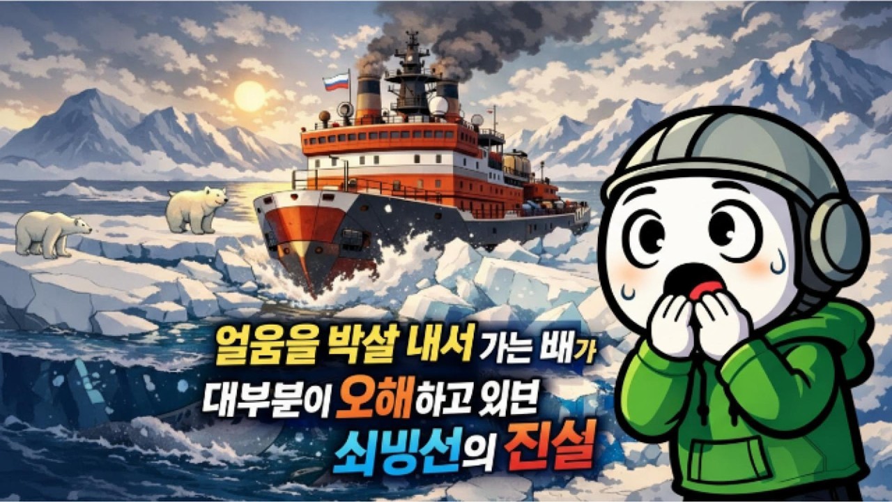 쇄빙선은 얼음을 박살내지 않는다｜북극을 지배하는 진짜 물리 법칙
