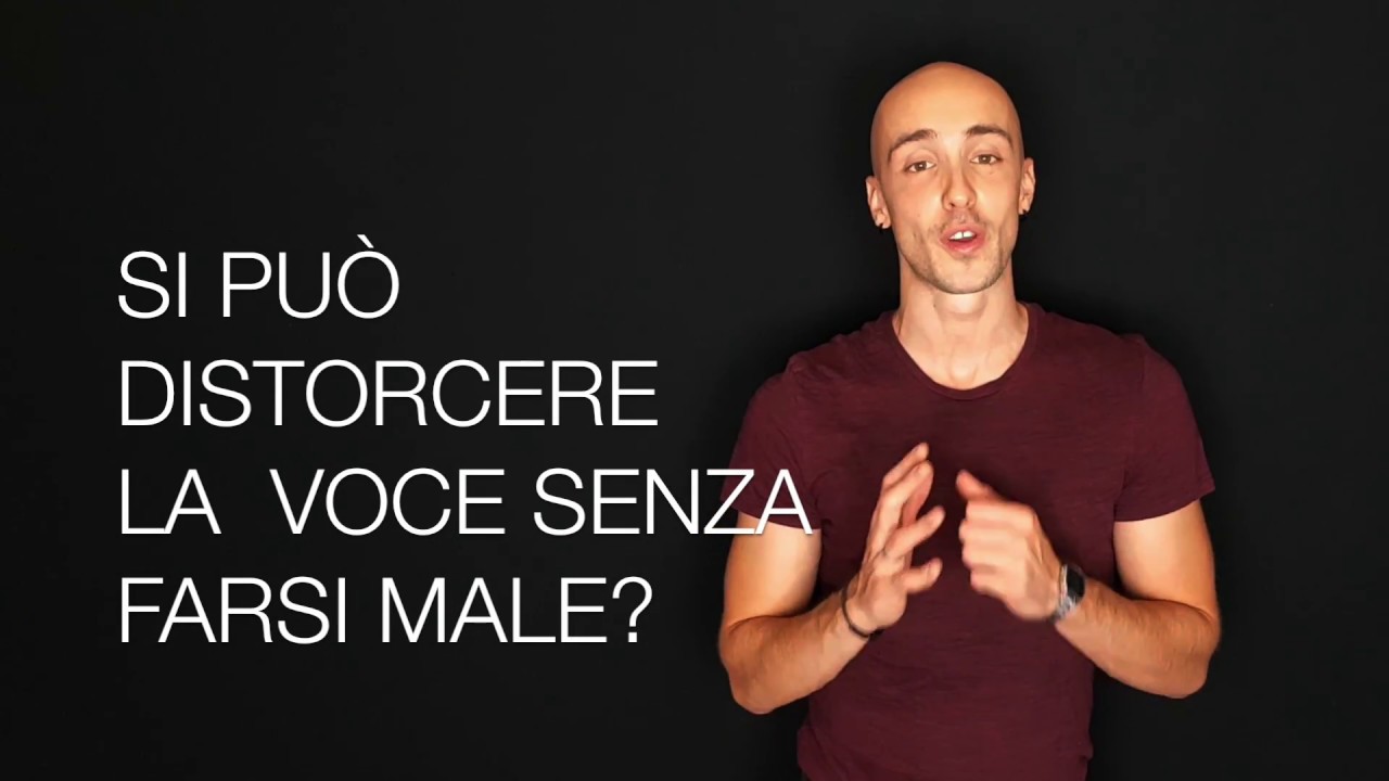 sporcare la voce fa male? Pillole di canto #1
