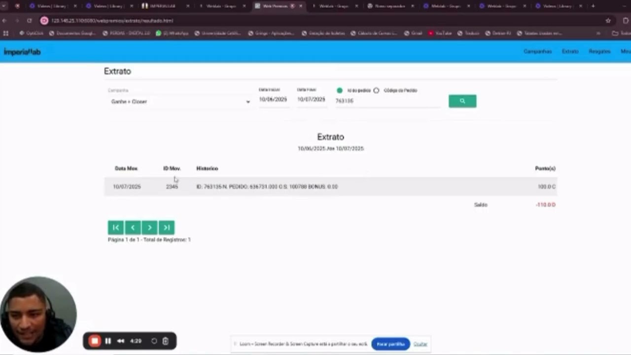 IA - Resgate do prêmio