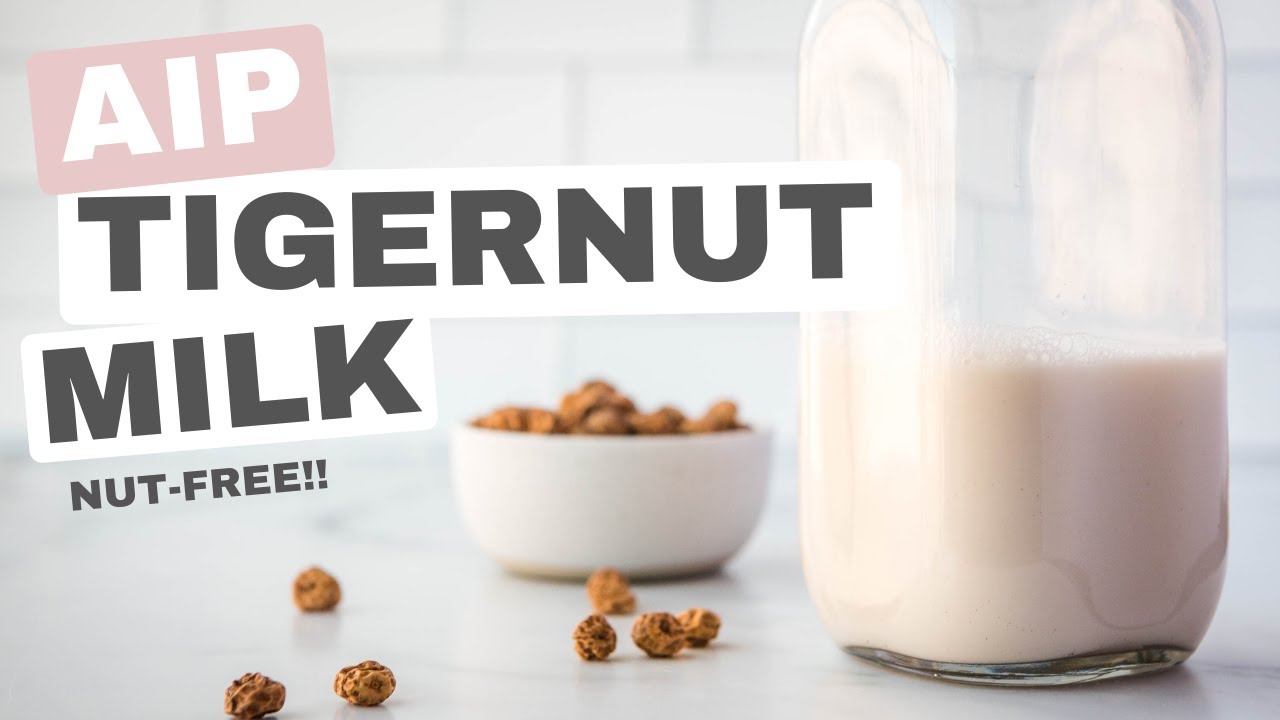 How to make Tigernut Milk (AIP, Paleo, nut-free)