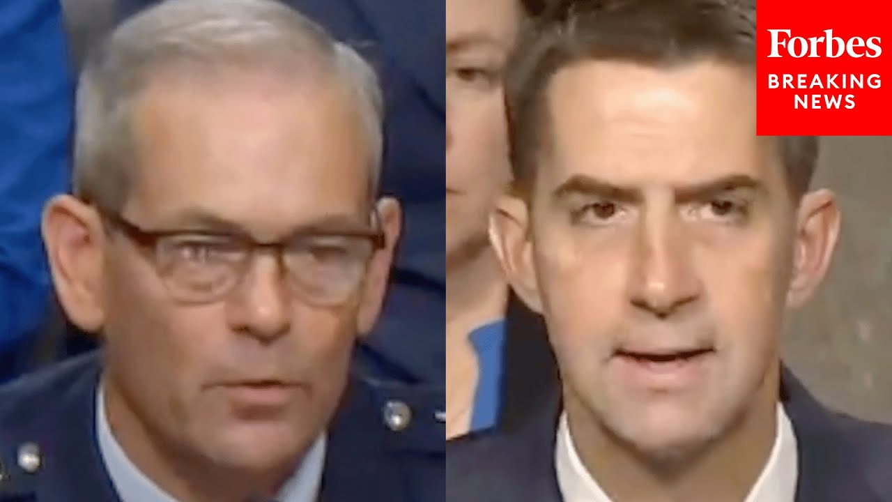 Tom Cotton Sounds Alarm On Military's 'Readiness Crisis' To Air Force Chief Of Staff Nominee