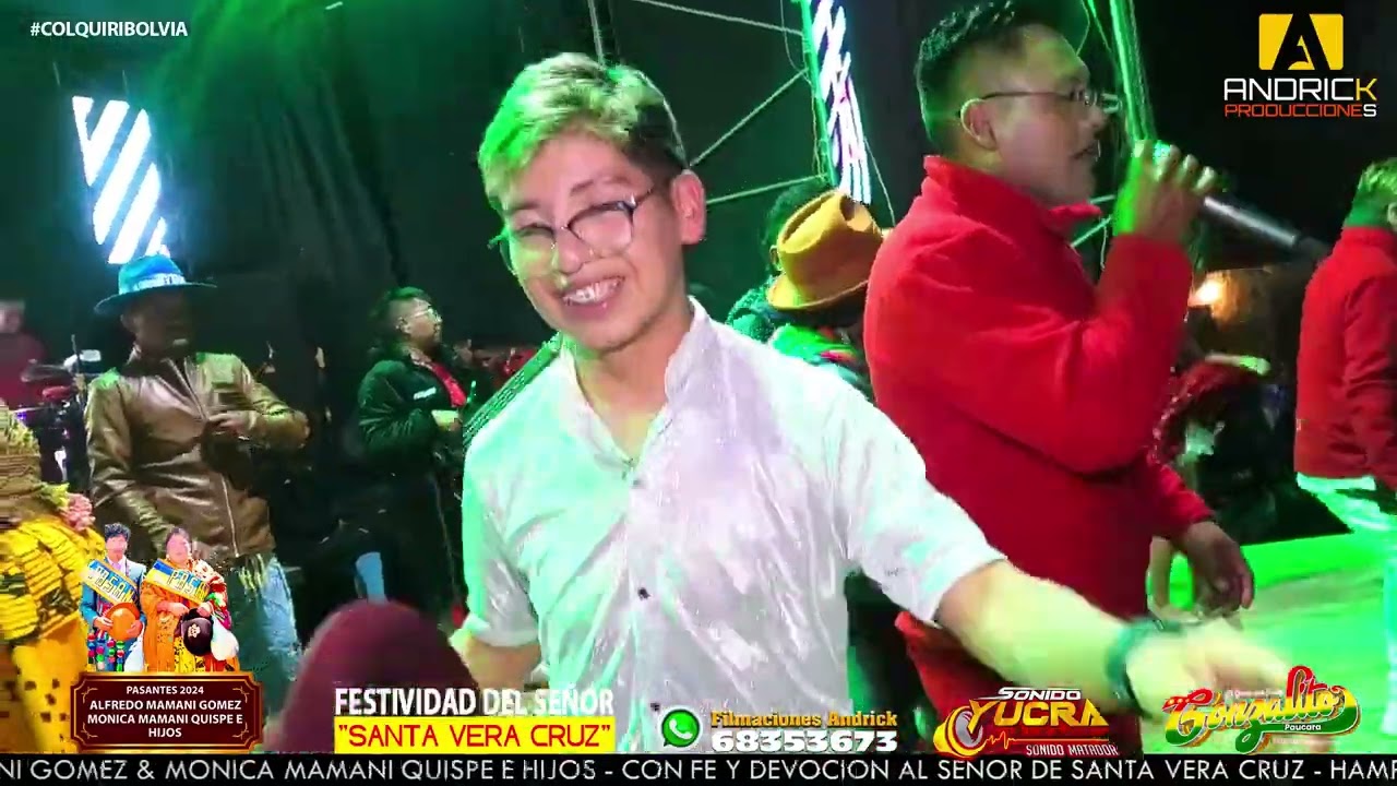 GONZALITO PAUCARA EN HAMPATURI COLQUIRI JUNTO A LOS PASANTES ALFREDO Y MONIKA