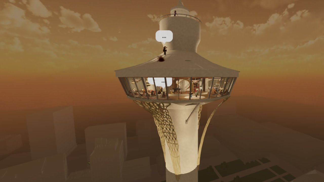 Катастрофа на башне с видом на небо часть 3 в roblox
