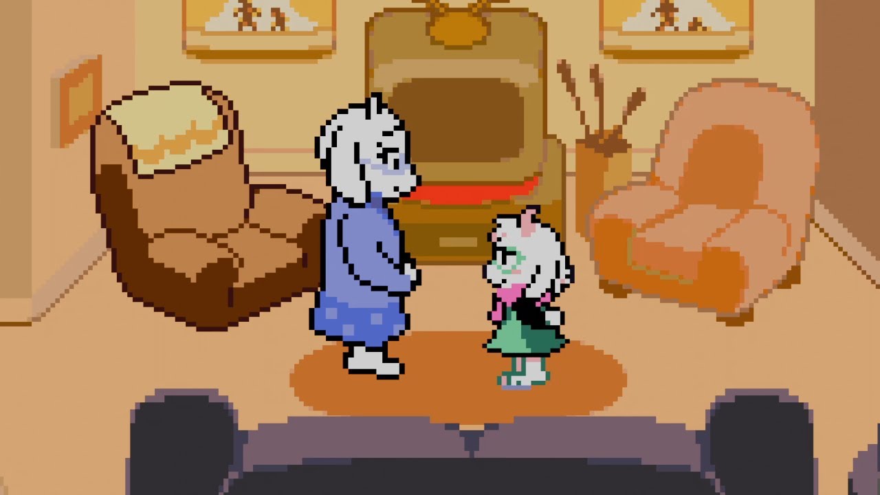 Ralsei Bonds With Toriel