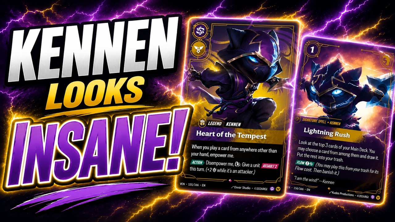 Kennen Looks INSANELY Good! (Deck Guide + Set 4 Breakdown)