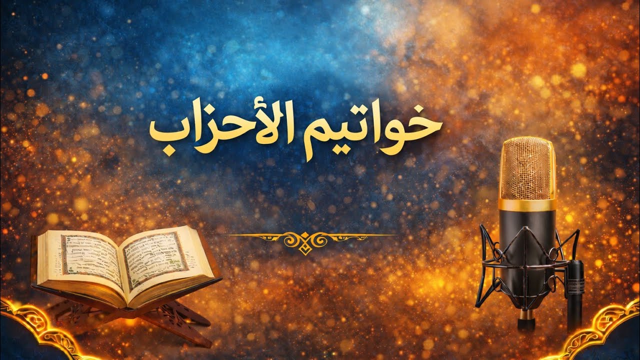 خواتيم سورة الأحزاب | تلاوة خاشعة من قوله تعالى 