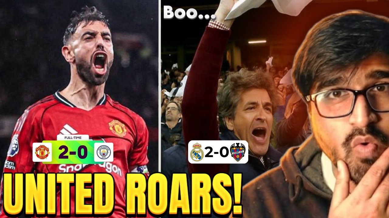 MAN UNITED HUMILIATED MAN CITY IN THE DERBY! BERNABEU WHISTLED THE MADRID PLAYERS!