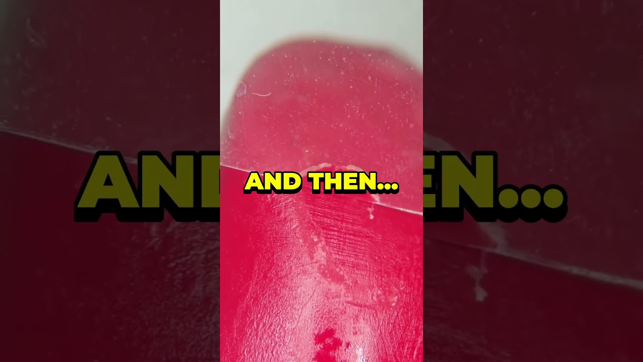 THIS IS WHAT LIPSTICK LOOKS UNDER A MICROSCOPE #satisfying #shorts #amazing