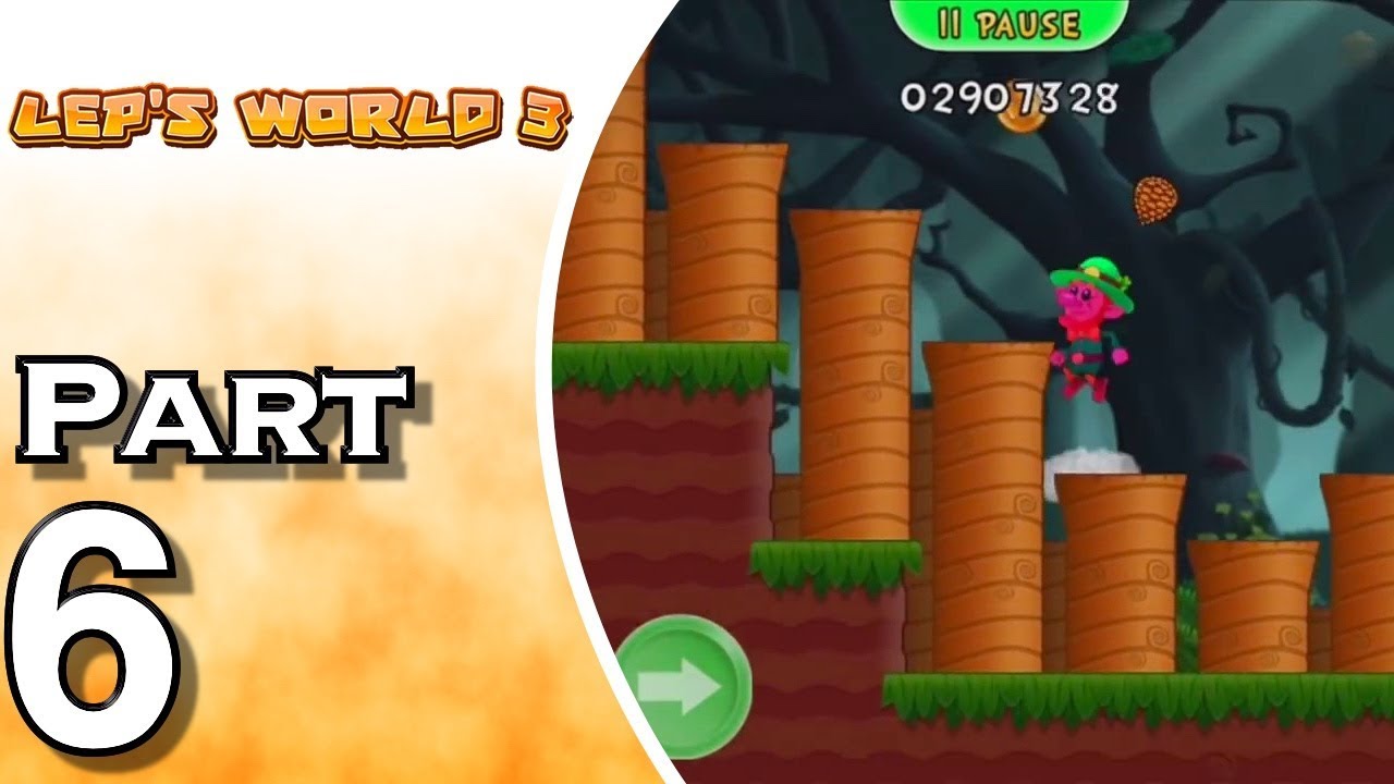 Let's Play Lep's World 3 (Gameplay + Walkthrough) Part 6 - Deeper in the Forest