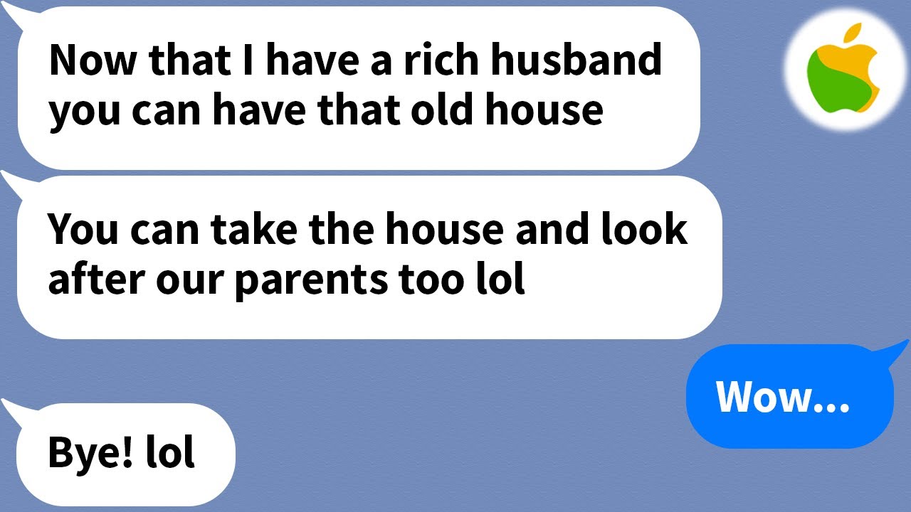 【Apple】 The moment my sister married into a rich family...