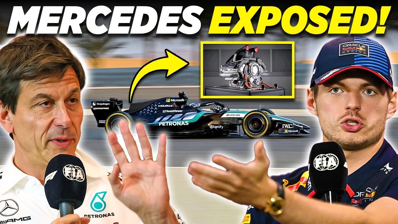 Verstappen EXPOSES What Mercedes Is HIDING - The Bahrain Test Data REVEALS Everything!