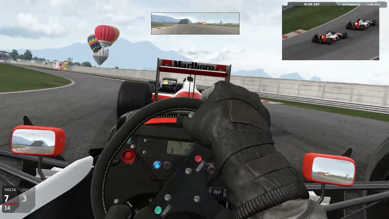Automobilista 2 - McLaren MP4/4 - F1 1988 mod - Jacarepaguá 1988