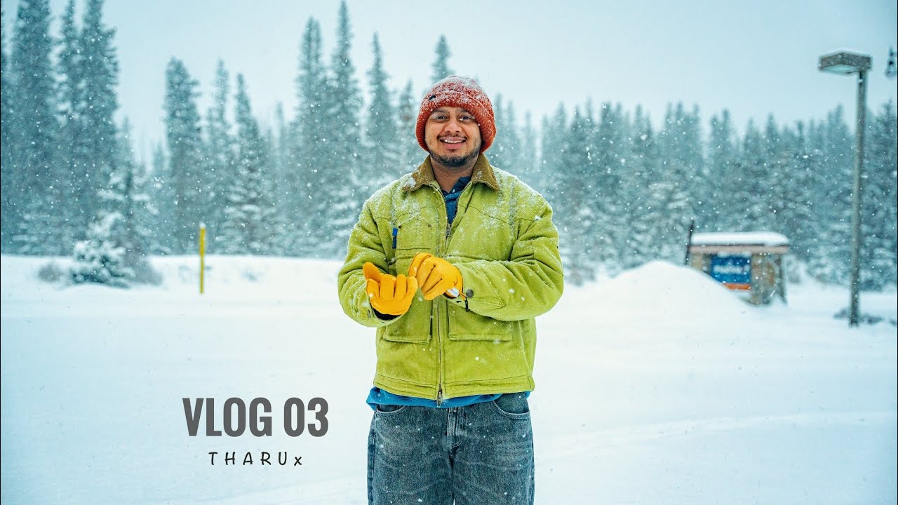 ශීත කාලයේ අවසානය ❄️ | End of winter 🇨🇦🇱🇰| chapter 03 #canada #snow #srilanka #tharux #sinhalavlogs