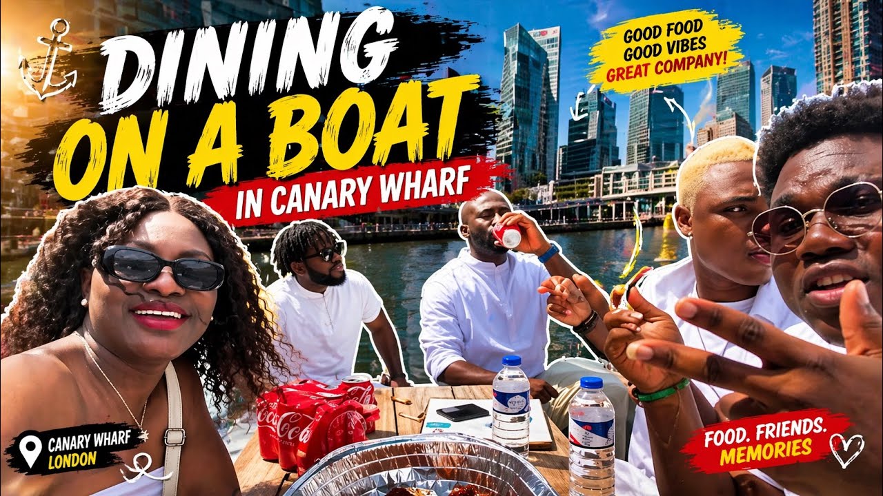 Dining on a Boat in Canary Wharf, London | EG | GoBoat London