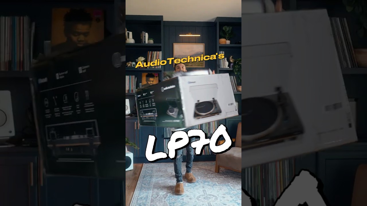 Best BEGINNERS Record Player?! Audio-Technica LP70 Overview