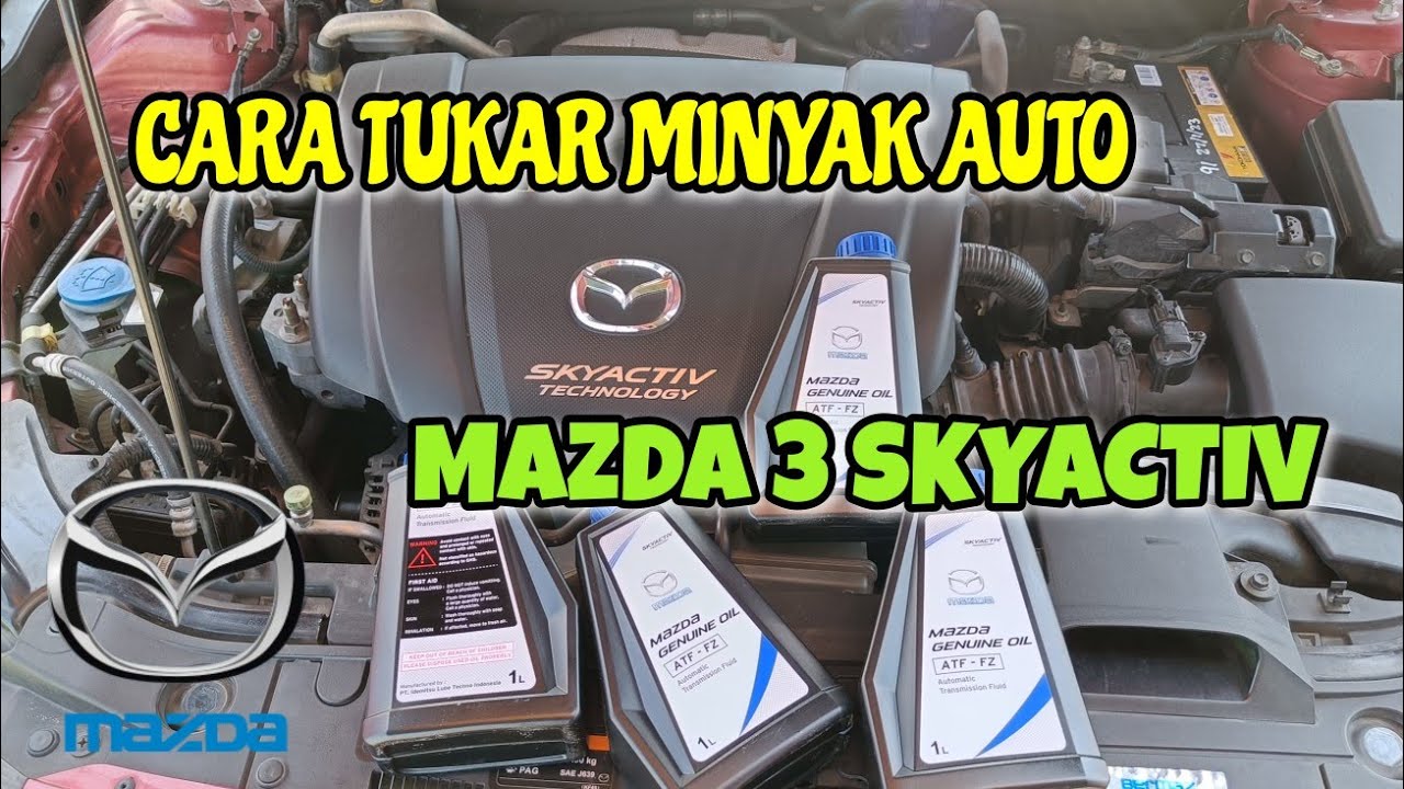 How To Change Auto Fluid Mazda 3 Skyactiv at home #mechanic #dailyvlog